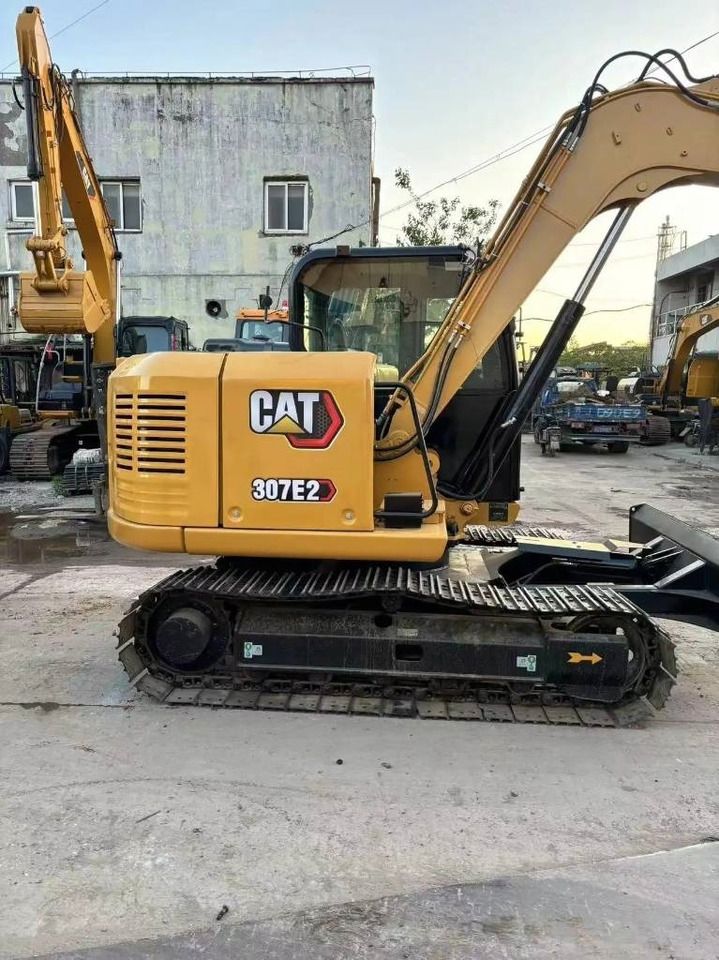 2023 Caterpillar 307E2 mini excavator side view 2023 Caterpillar 307E2 mini excavator side view