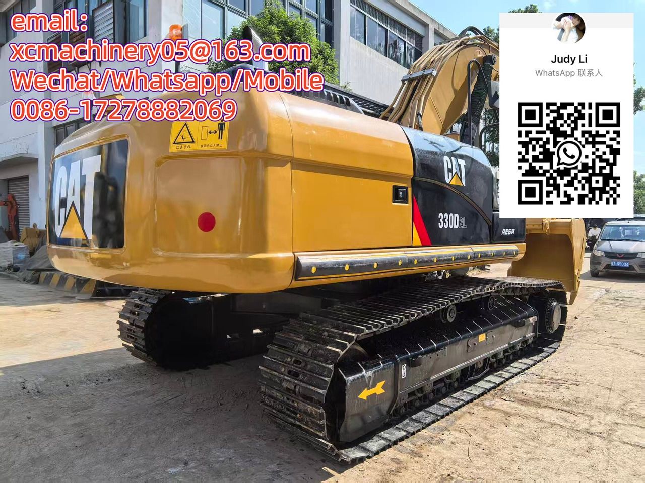 2023 Caterpillar 330D2L crawler excavator rear three-quarter view 2023 Caterpillar 330D2L crawler excavator rear three-quarter view