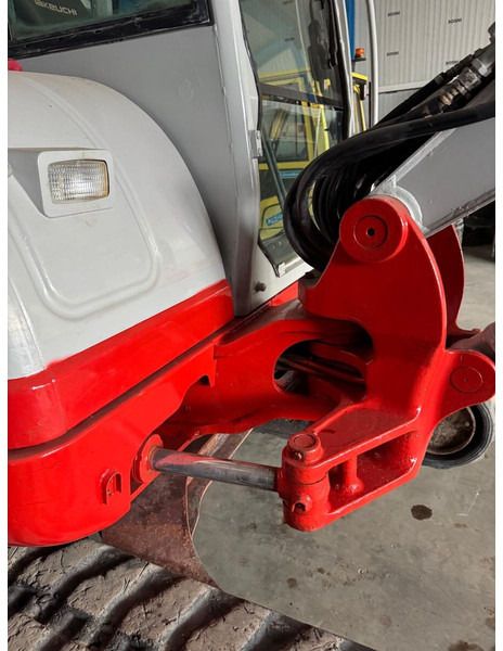 2016 Takeuchi TB260 mini excavator boom and cab detail