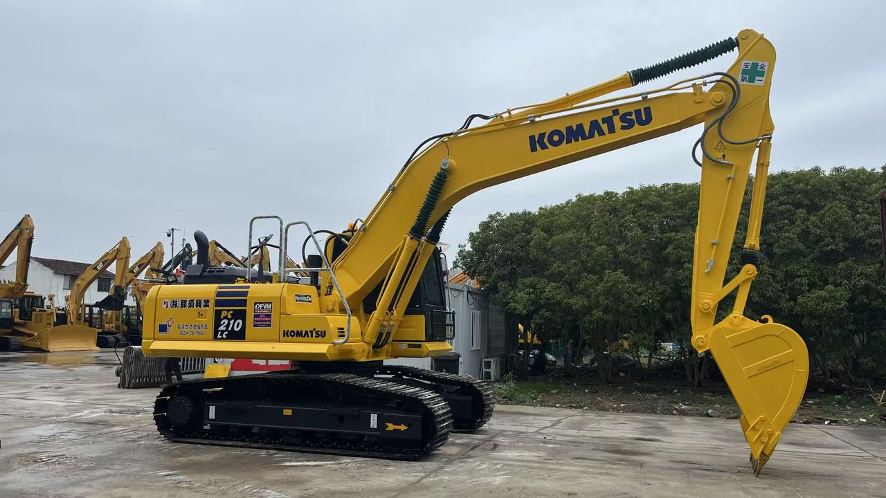 2023 Komatsu PC210-8 crawler excavator, side profile view