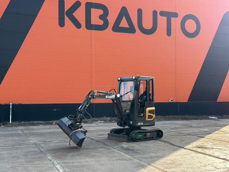 2024 Multiloader EC 18 mini excavator, side profile view 2024 Multiloader EC 18 mini excavator, side profile view