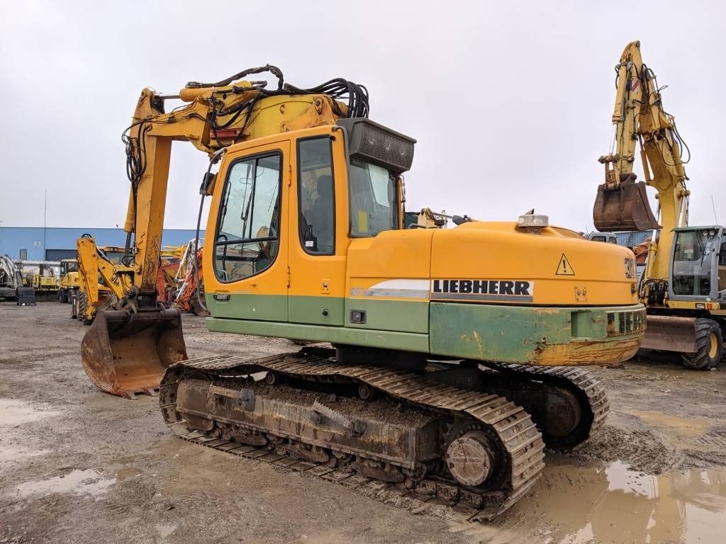 2007 Liebherr R 317 LITRONIC crawler excavator, rear three-quarter view