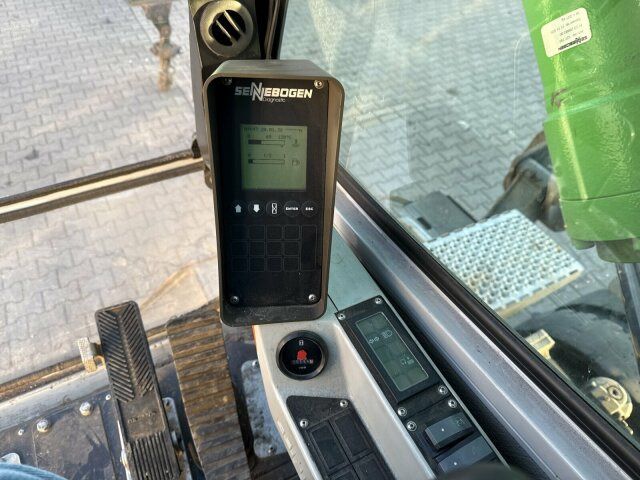 2012 Sennebogen 818 excavator cab interior control panel 2012 Sennebogen 818 excavator cab interior control panel