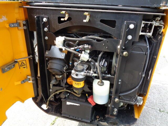 2018 JCB 15C-1 mini excavator engine compartment view