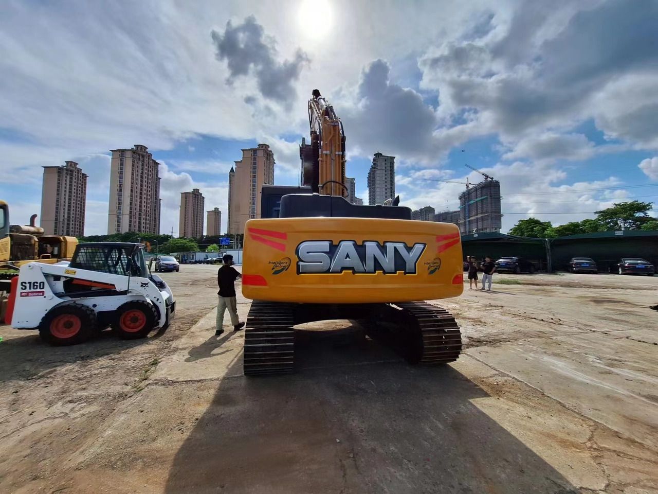 2024 Sany 215CPRO crawler excavator, rear view 2024 Sany 215CPRO crawler excavator, rear view