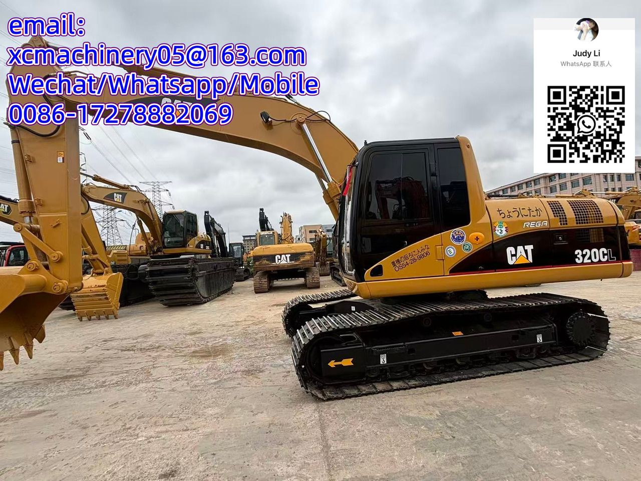 2019 Caterpillar 320CL excavator, side profile view
