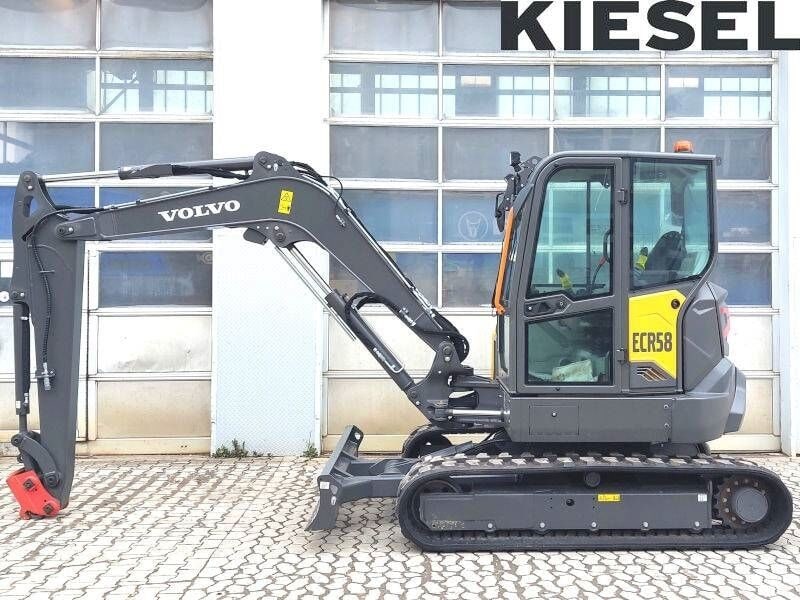 2023 Volvo ECR58F mini excavator side view