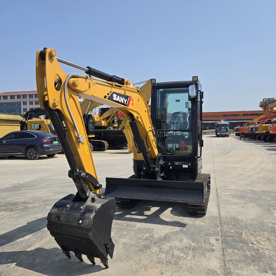 2025 Sany SY35U mini excavator, front three-quarter view 2025 Sany SY35U mini excavator, front three-quarter view