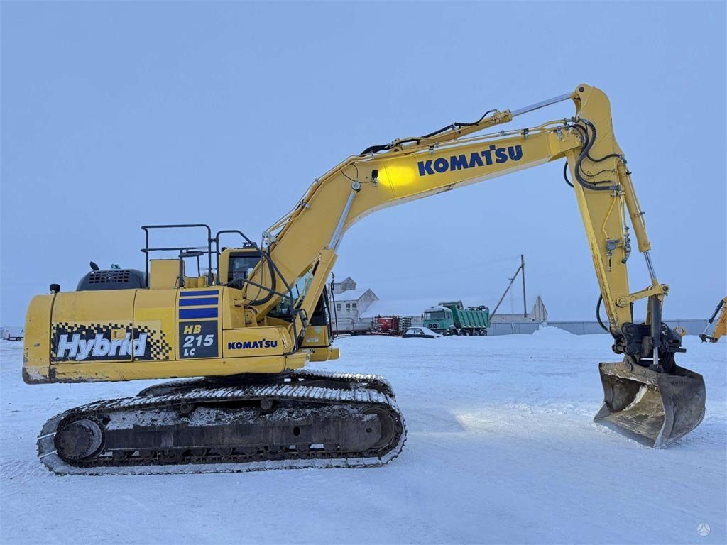 2015 Komatsu HB215LC-2 crawler excavator side view