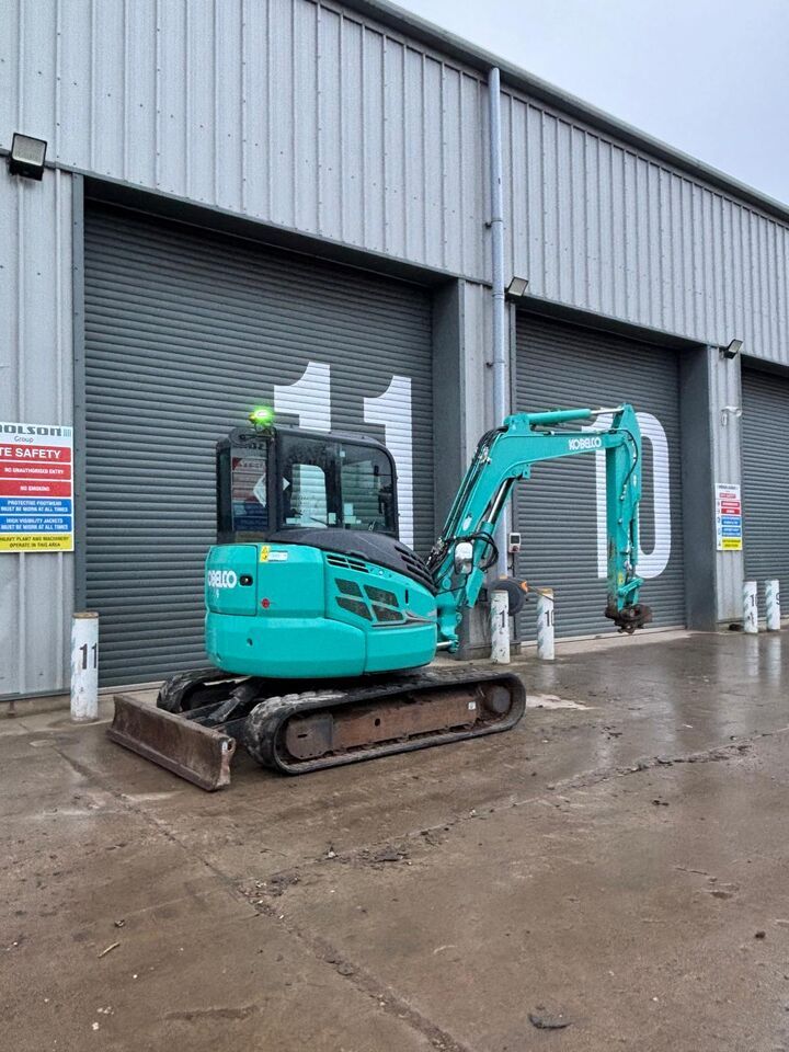 2023 Kobelco SK58SRX-7 mini excavator, side view 2023 Kobelco SK58SRX-7 mini excavator, side view