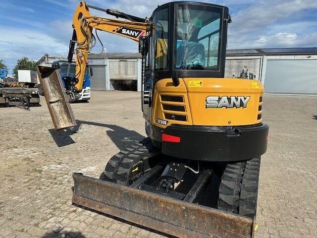 2023 Sany SY 50U mini excavator, rear three-quarter view 2023 Sany SY 50U mini excavator, rear three-quarter view