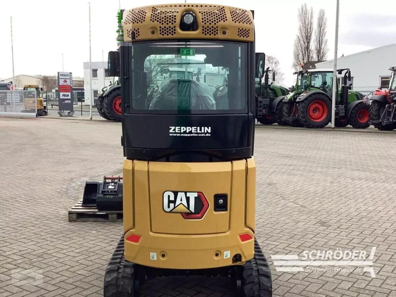 2023 Caterpillar 301.6 mini excavator, rear view