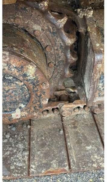 2022 Caterpillar 313GC crawler excavator track drive sprocket detail