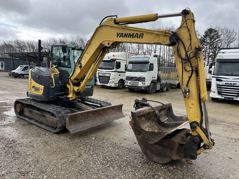 2014 Yanmar SV 100 mini excavator, side view 2014 Yanmar SV 100 mini excavator, side view