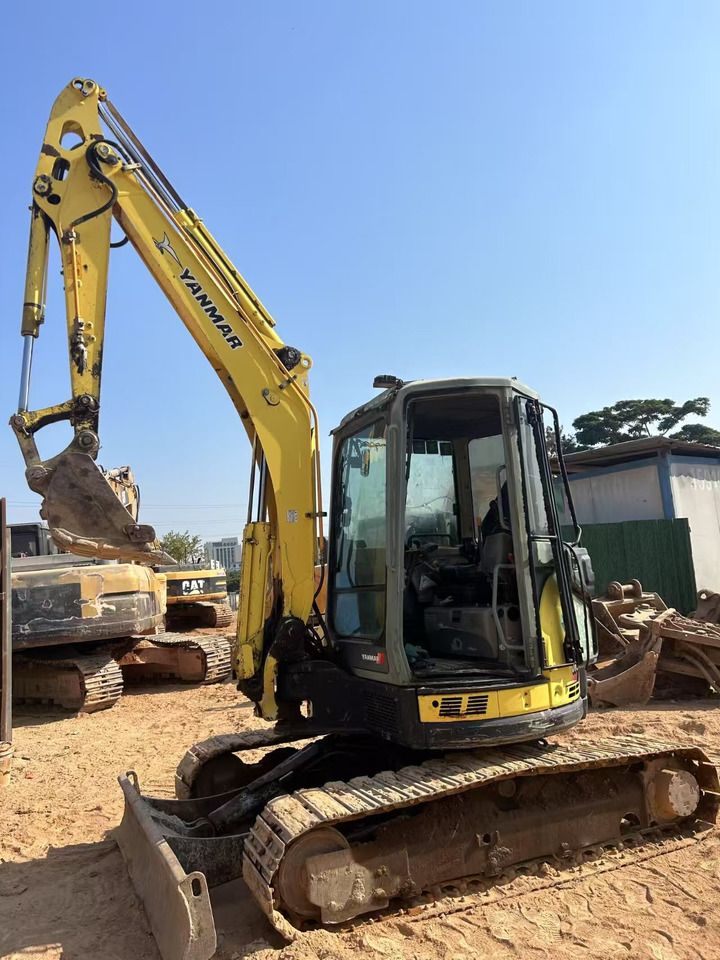 2018 Yanmar VIO55 mini excavator, side view
