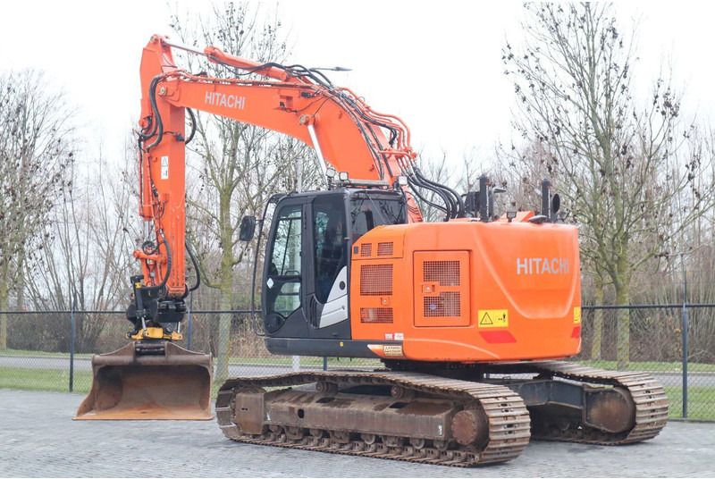 2018 Hitachi ZX225 crawler excavator, side view