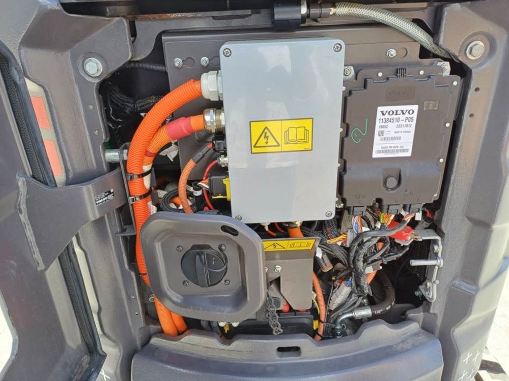 2022 Volvo JECR18E mini excavator electrical component view