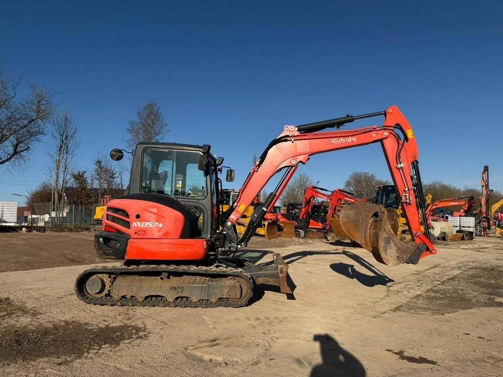 2019 Kubota KX057-4 mini excavator, side profile view 2019 Kubota KX057-4 mini excavator, side profile view