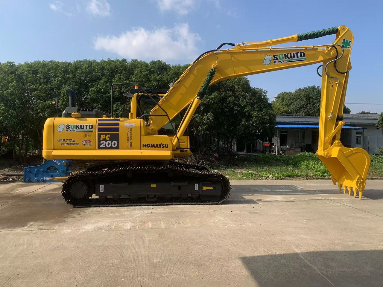 2023 Komatsu PC200-8 Raupenbagger, Seitenansicht 2023 Komatsu PC200-8 Raupenbagger, Seitenansicht