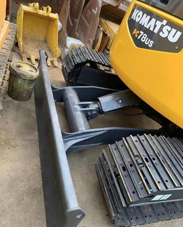2025 Komatsu PC78US mini excavator front blade view 2025 Komatsu PC78US mini excavator front blade view