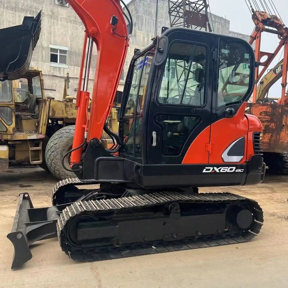 2022 Doosan DX60-9C mini excavator, side profile view 2022 Doosan DX60-9C mini excavator, side profile view