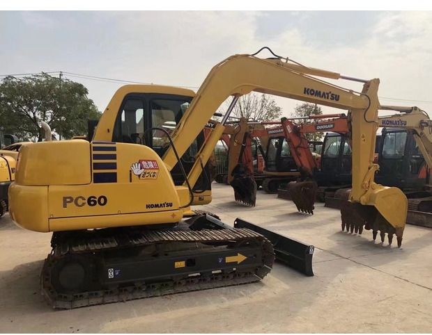 2020 Komatsu PC60 mini excavator, side profile view 2020 Komatsu PC60 mini excavator, side profile view