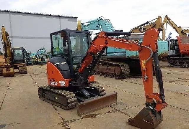 2025 Hitachi Zaxis 30U crawler excavator, side view 2025 Hitachi Zaxis 30U crawler excavator, side view