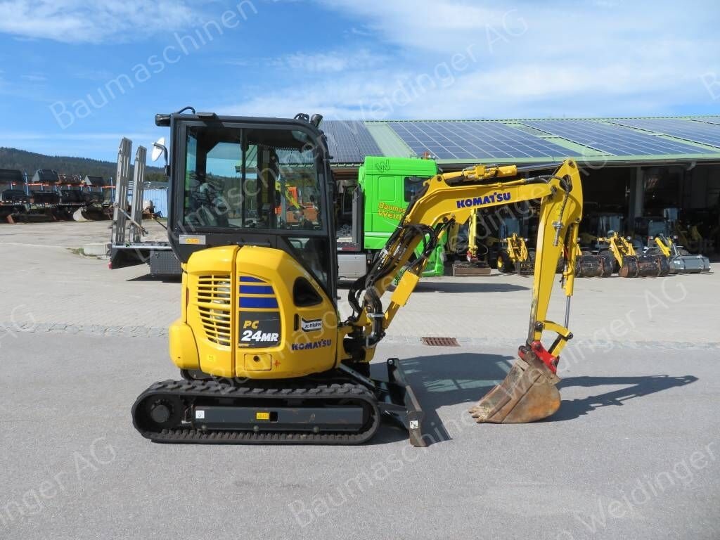 2021 Komatsu PC24MR-5 mini excavator, side view
