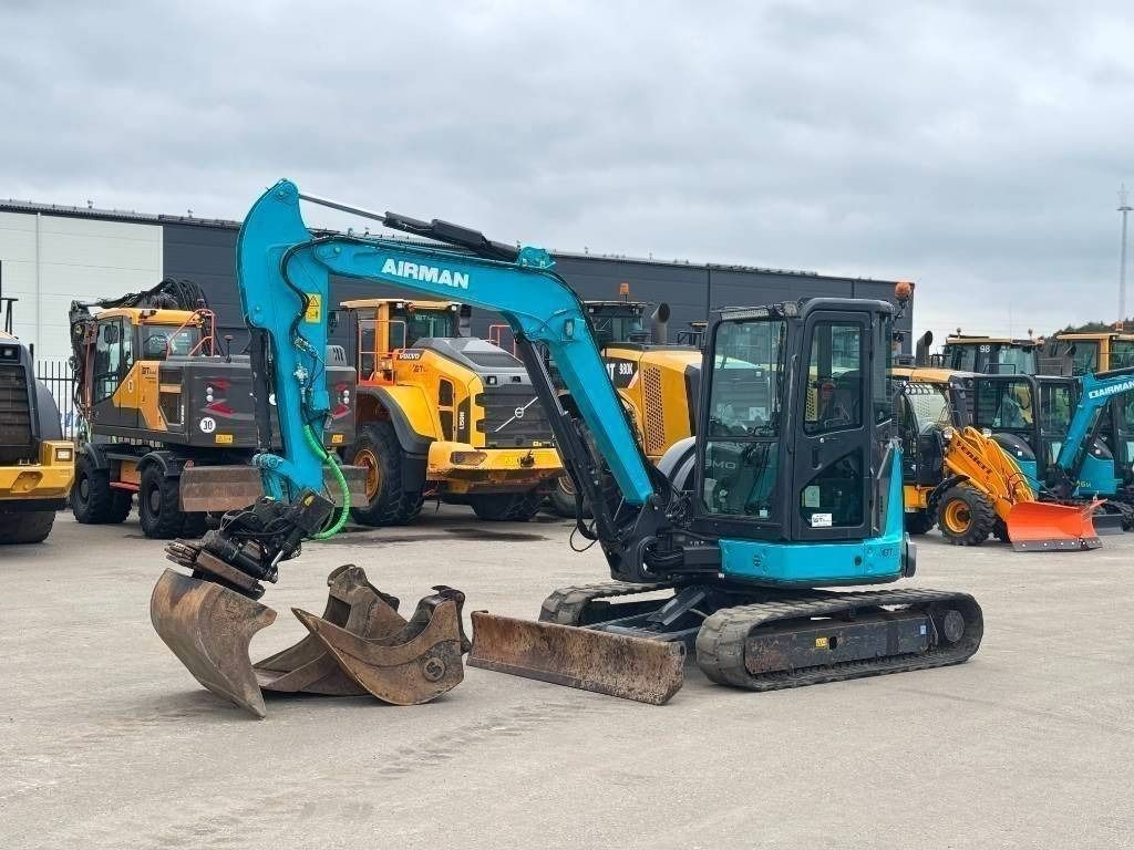 2020 Airman AX55U-7 mini excavator, side view