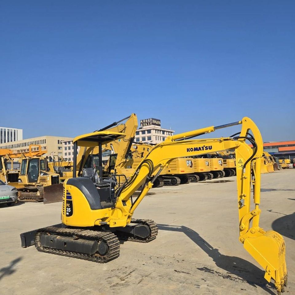 2023 Komatsu PC35 mini excavator, side view