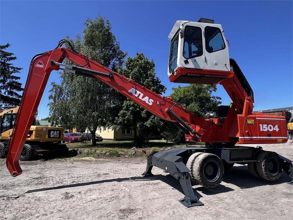 2002 Atlas 1504MI material handler, side profile view 2002 Atlas 1504MI material handler, side profile view