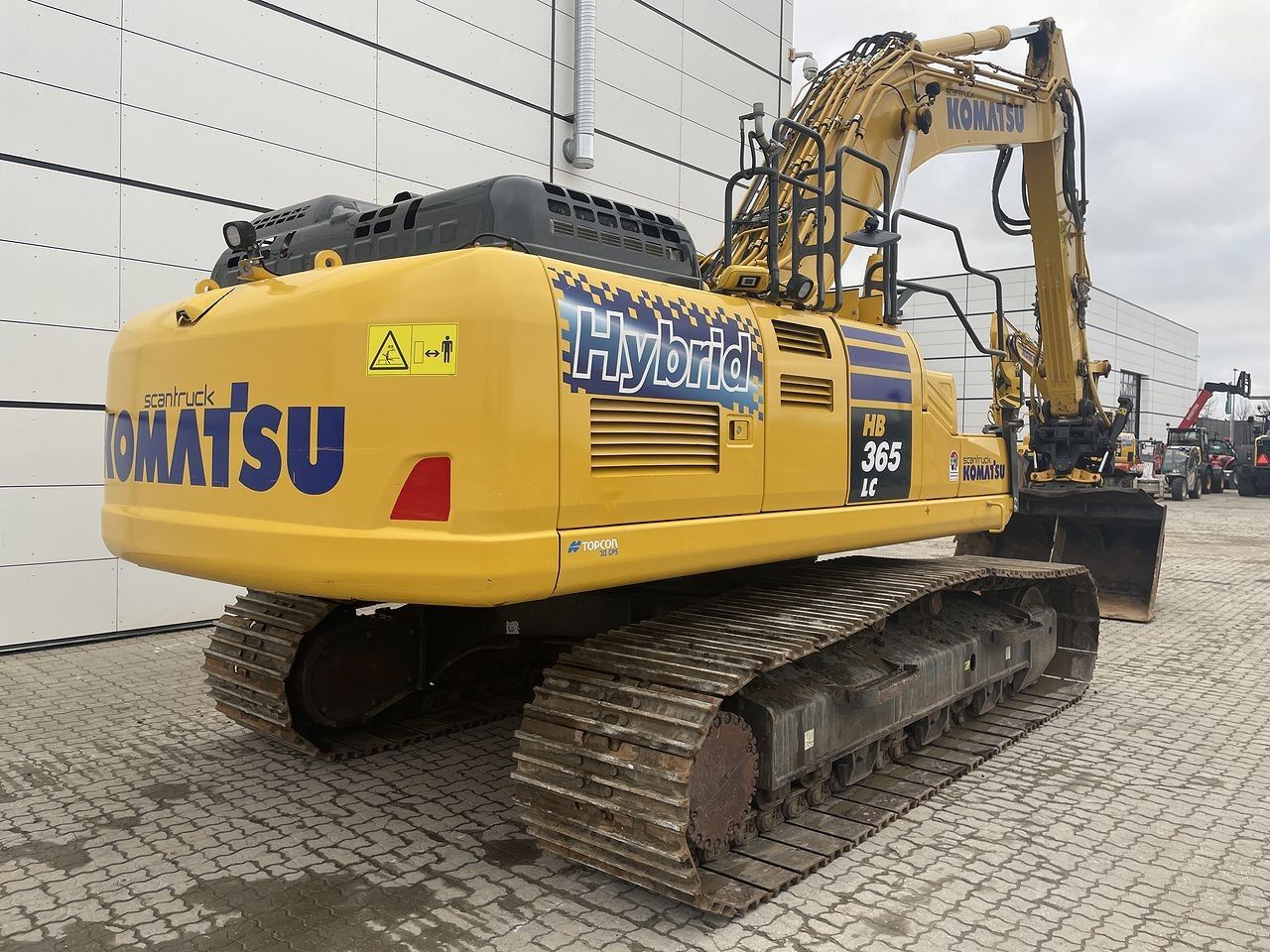 2024 Komatsu HB365LC-3EO crawler excavator, rear three-quarter view 2024 Komatsu HB365LC-3EO crawler excavator, rear three-quarter view