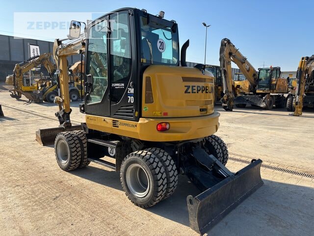 2023 Zeppelin ZM70 wheel excavator, rear three-quarter view 2023 Zeppelin ZM70 wheel excavator, rear three-quarter view