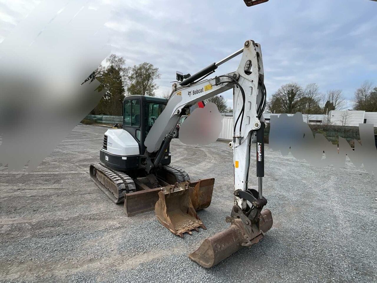 2017 Bobcat E50 crawler excavator, front three-quarter view 2017 Bobcat E50 crawler excavator, front three-quarter view