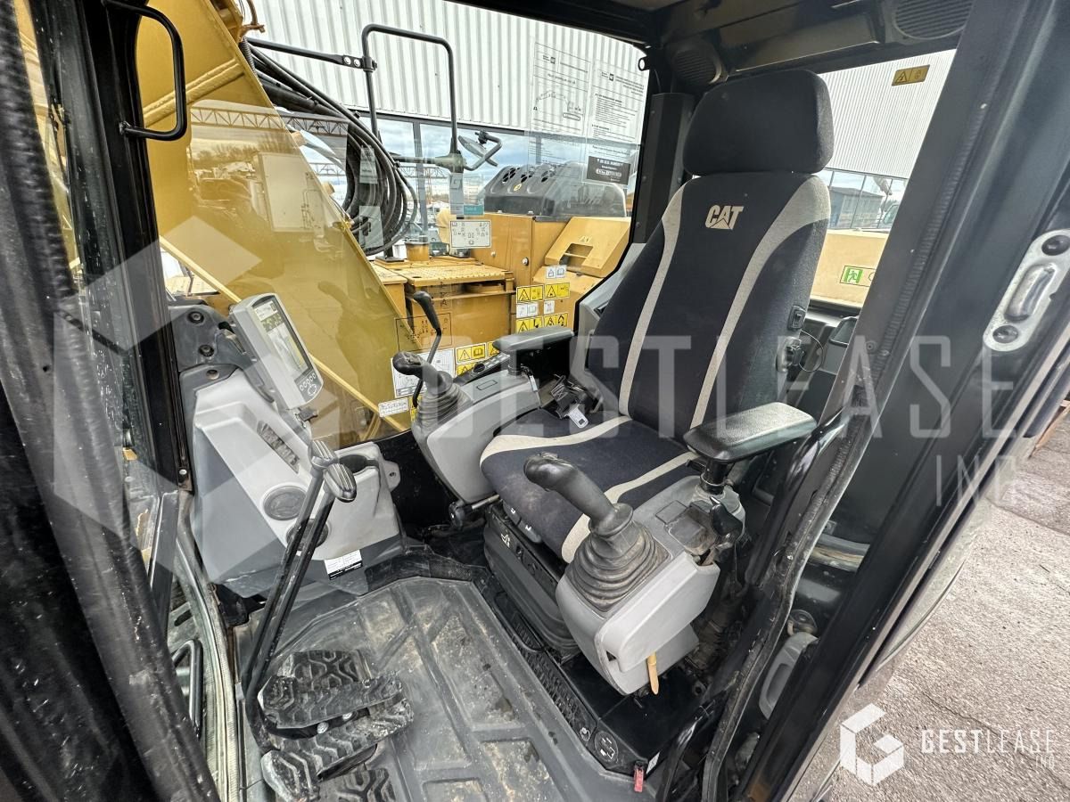 2018 Caterpillar 315FLCR crawler excavator interior cab view