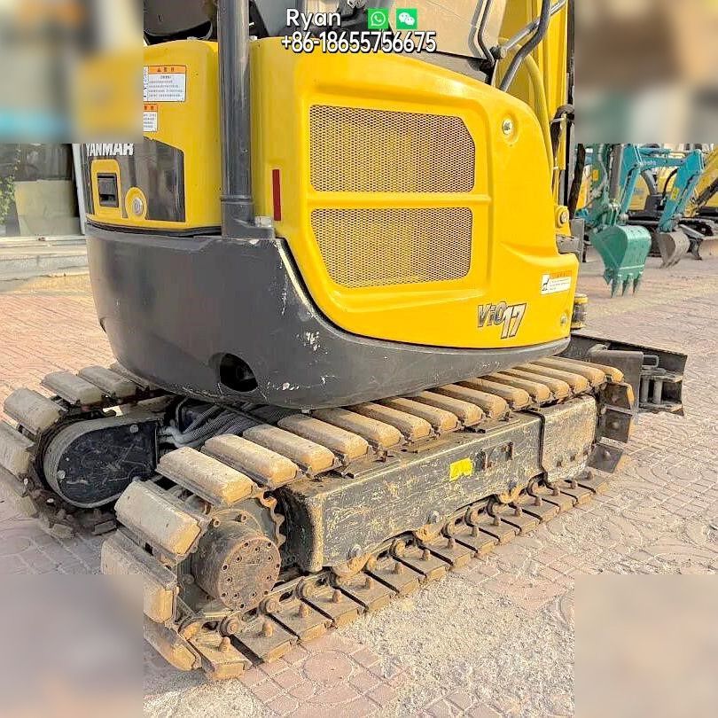2021 Yanmar VIO 17 mini excavator rear quarter view 2021 Yanmar VIO 17 mini excavator rear quarter view