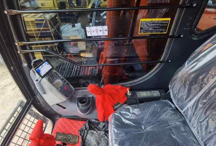 2020 Hitachi ZX200-3G crawler excavator interior cab view 2020 Hitachi ZX200-3G crawler excavator interior cab view