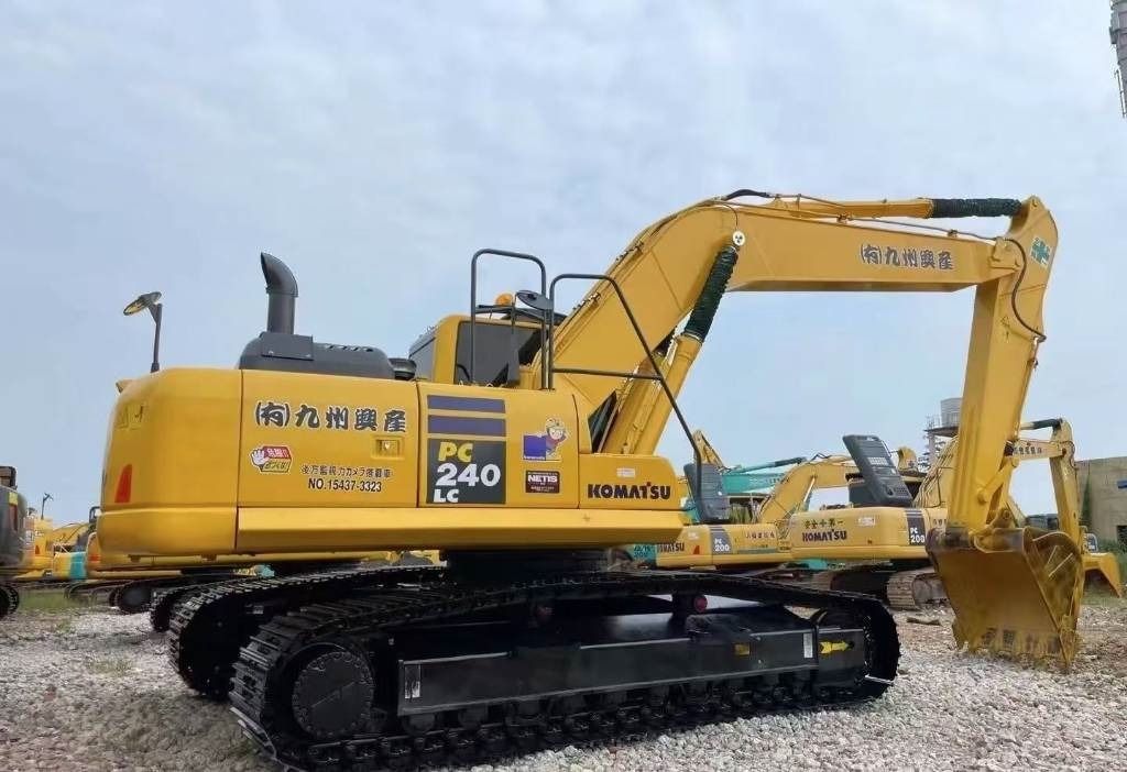 2024 Komatsu PC240LC crawler excavator, rear three-quarter view