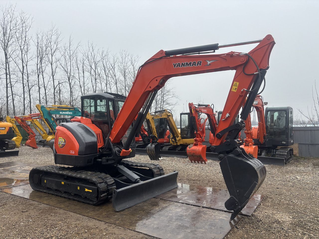 2023 Yanmar VIO80 crawler excavator side view