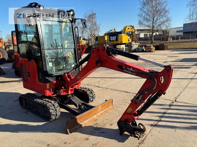 2022 Caterpillar 301.6-05A mini excavator, front three-quarter view