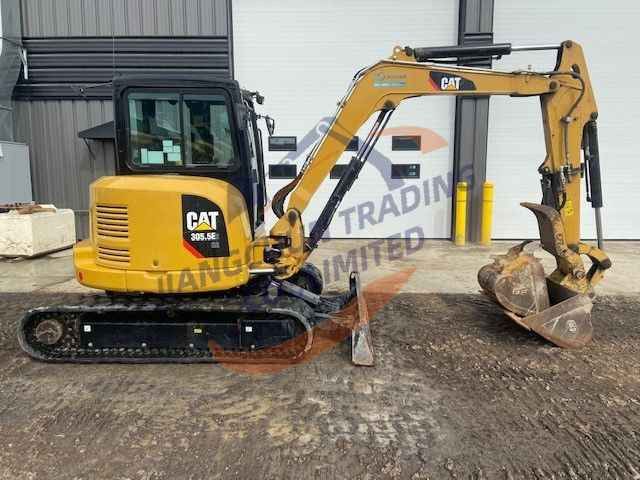 2018 Caterpillar 305.5E mini excavator, side view 2018 Caterpillar 305.5E mini excavator, side view