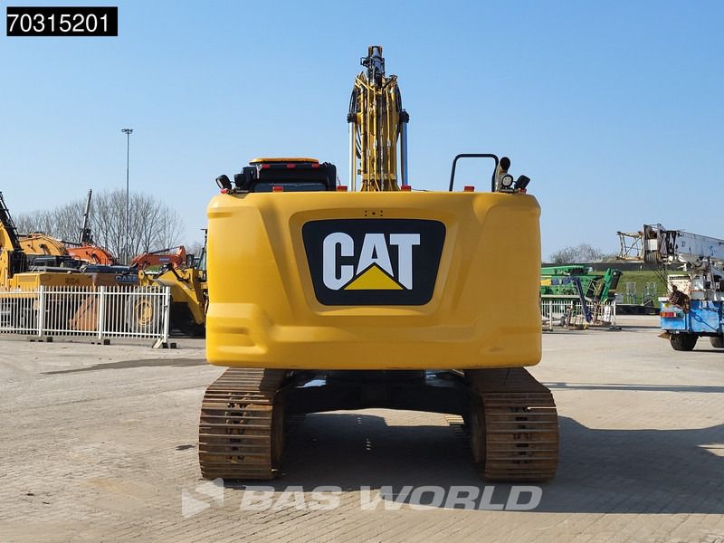 2019 Caterpillar 323-07B crawler excavator, rear view