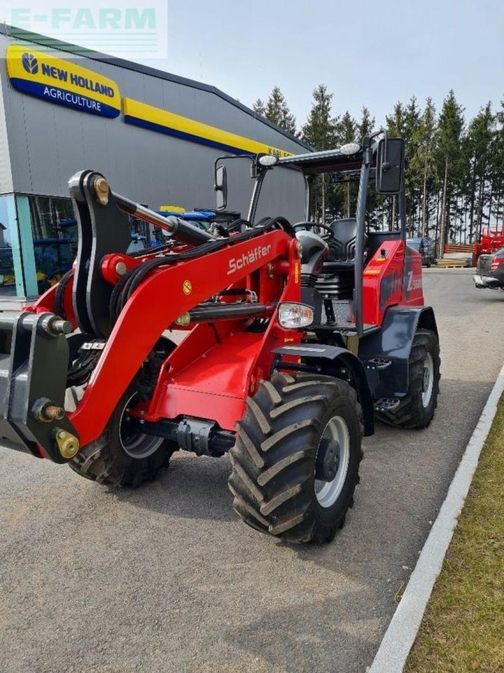2021 Schäffer 5680Z mini excavator, front three-quarter view 2021 Schäffer 5680Z mini excavator, front three-quarter view