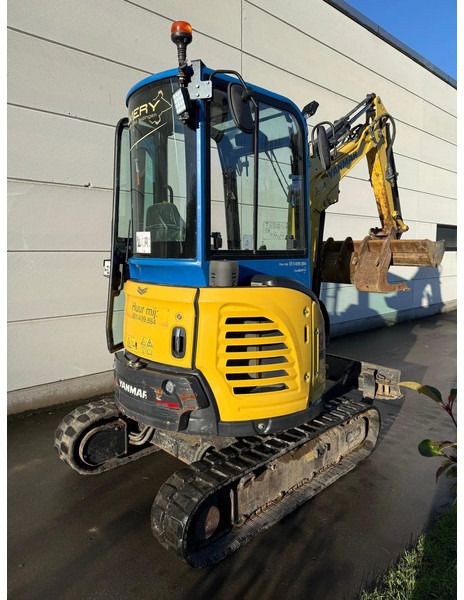 2020 Yanmar VIO23-0 mini excavator, rear three-quarter view 2020 Yanmar VIO23-0 mini excavator, rear three-quarter view