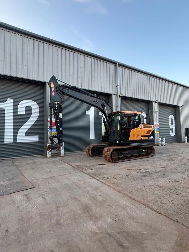 2022 Hyundai HX140L crawler excavator, side profile view