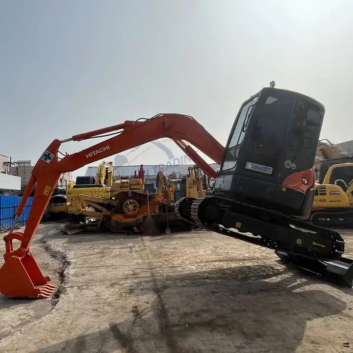 2020 Hitachi ZX55UR crawler excavator side view