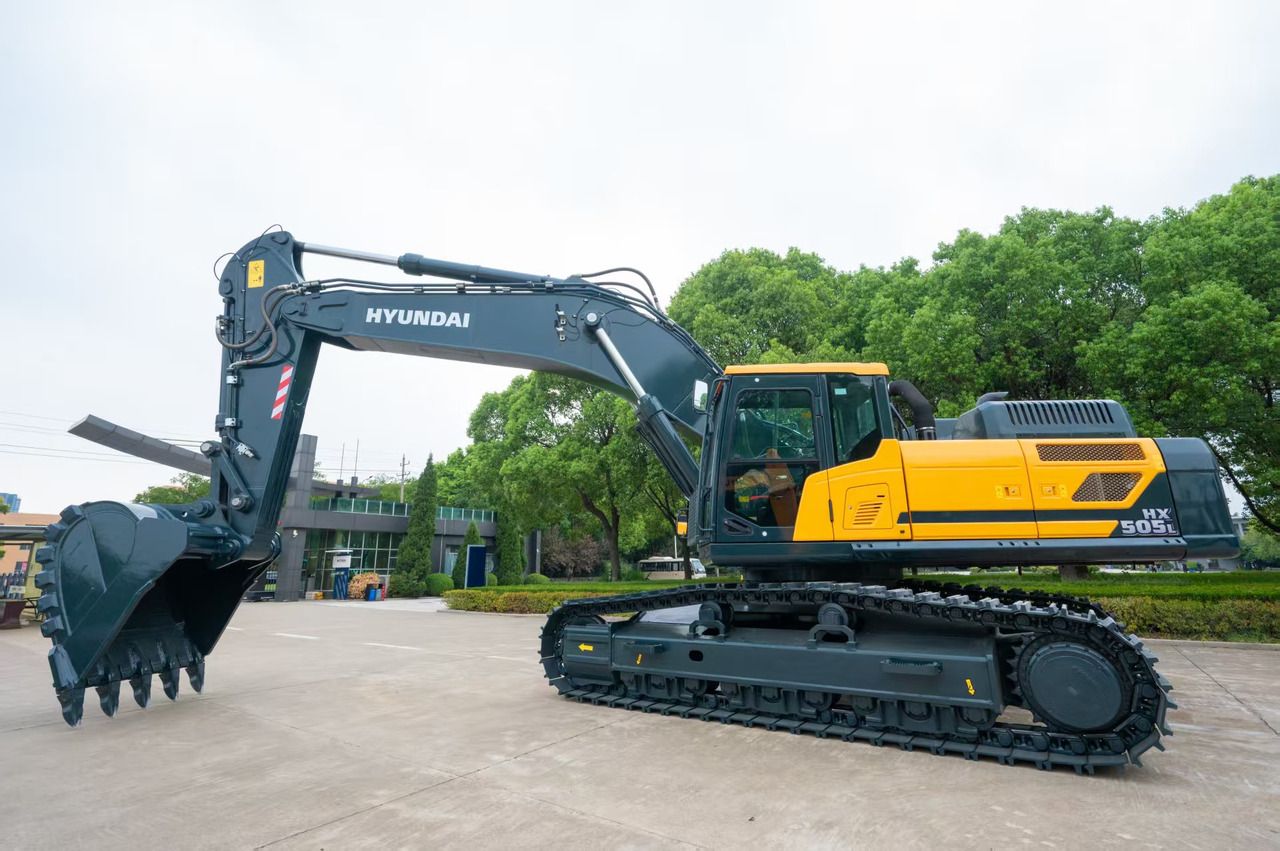 2026 Hyundai HX505L crawler excavator side view