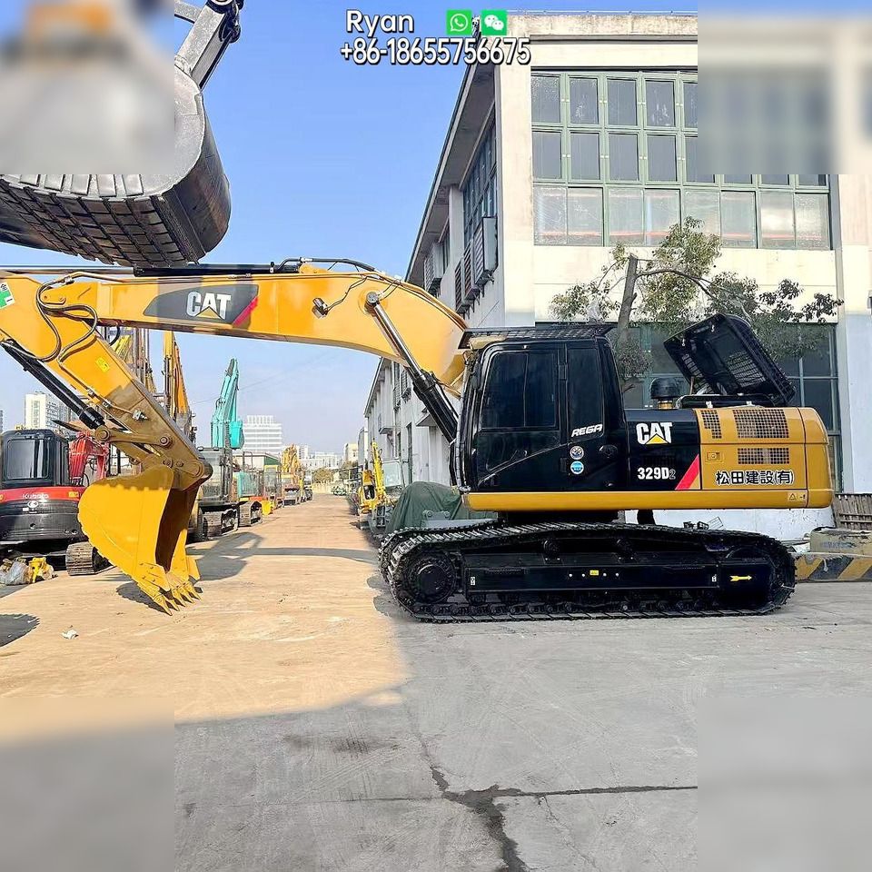2020 Caterpillar 329D2 crawler excavator side view 2020 Caterpillar 329D2 crawler excavator side view
