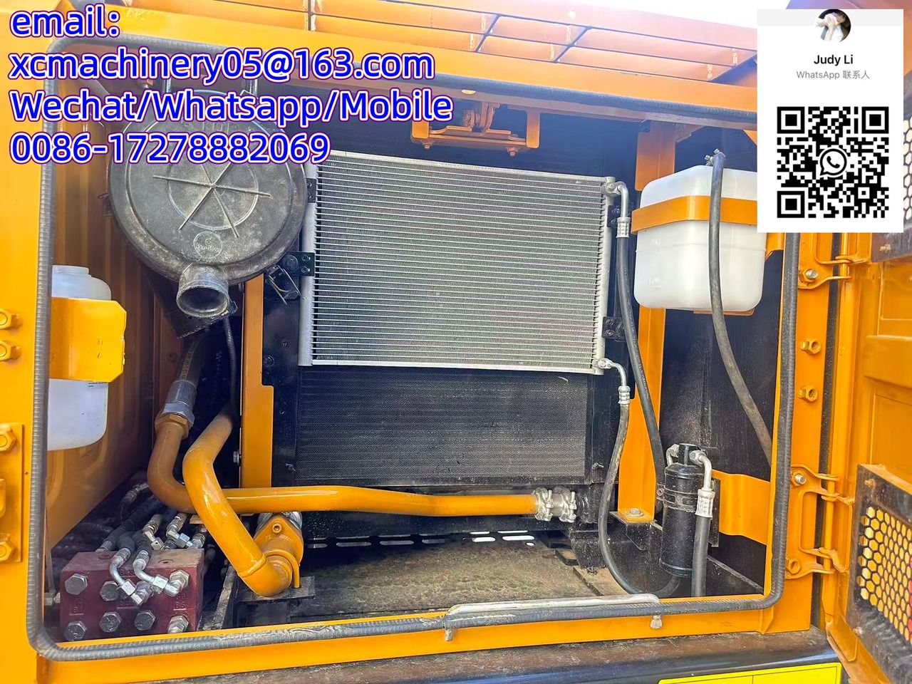 2023 Sany SY135 crawler excavator engine compartment view 2023 Sany SY135 crawler excavator engine compartment view