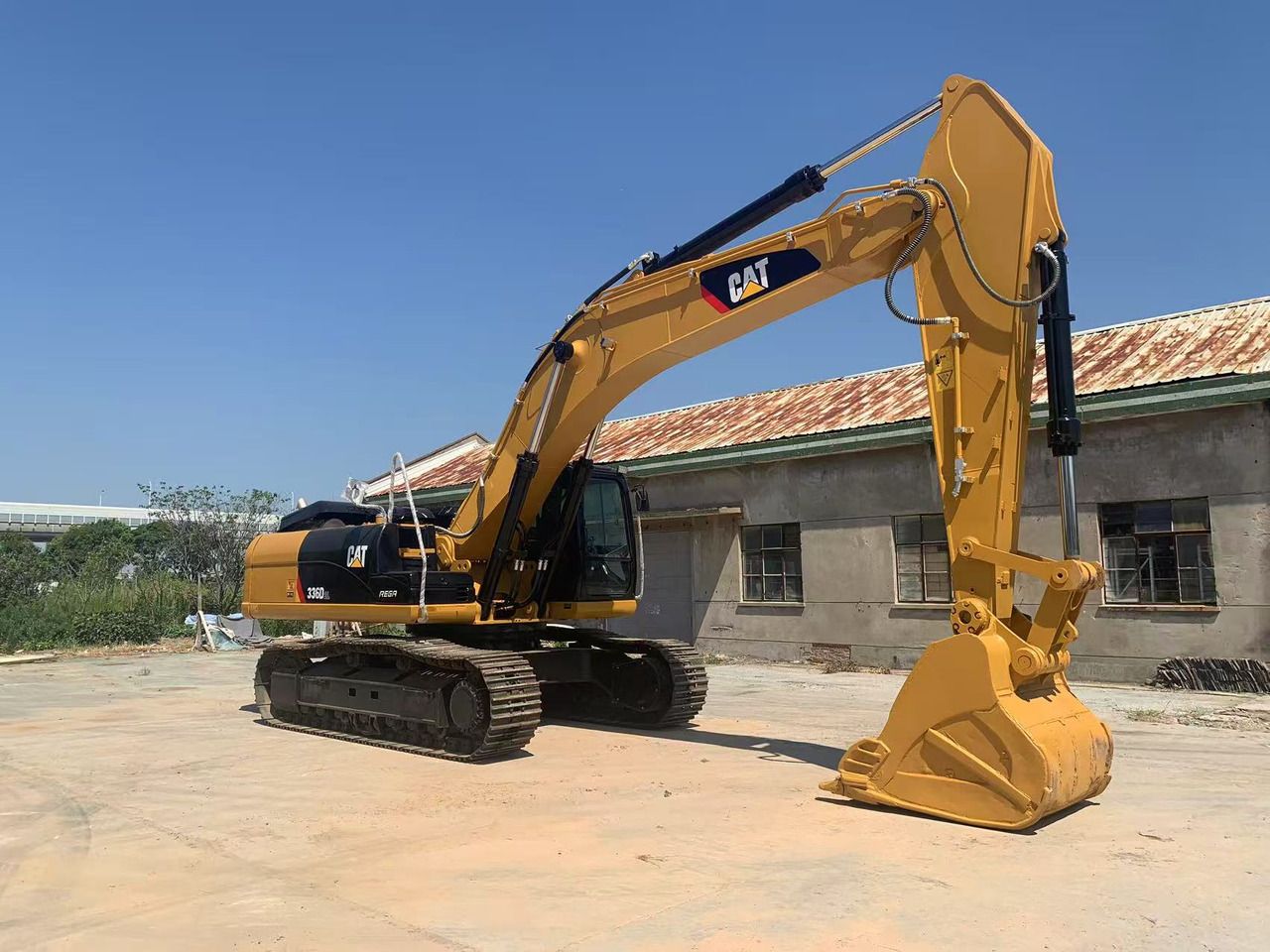 2023 Caterpillar 336D2L crawler excavator, side view